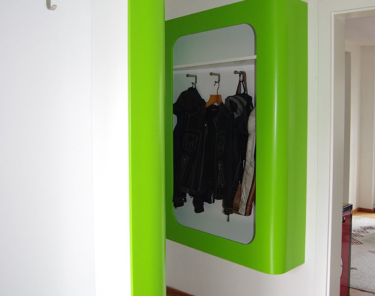 Garderobe Einbau